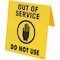 Brady Out Of Service Do Not Use, 14 in x 14 in, Rectangle, Plastic, SM272E SM272E - alternate 1